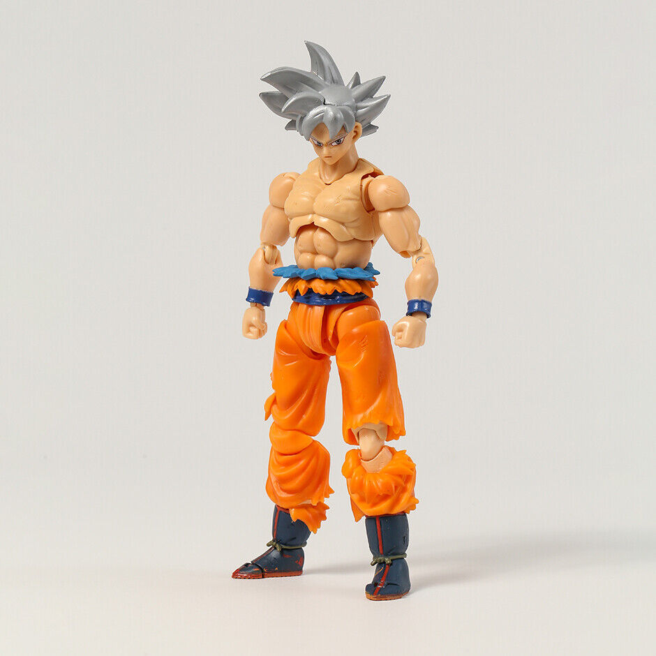 Anime Dragon Ball Z Son Goku Figure White Hair And Black Hair