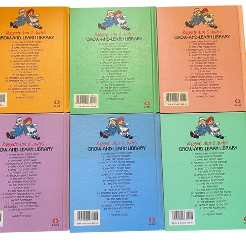 VTG Raggedy Ann & Andy Grow and learn library 1-11 plus 14 hardback 1988 - Foto 11 di 17