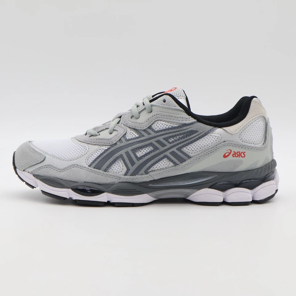 1201A789-102 Asics Gel-NYC Blanco Acero Gris Rojo (Hombre) - Imagen 2 de 4