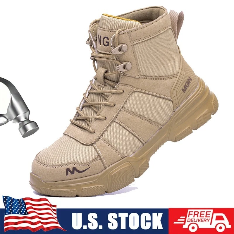 Mens Safety Shoes Hiking Boots Steel Toe Work Boots Botas De Trabajo Para Hombre