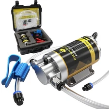 12V 100W Portable Oil Transfer Pump Set, 1-4L/min Fluid Transfer Pump for Eng...