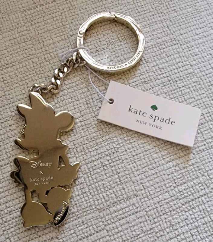 Kate Spade Disney X Minnie Mouse Key Chain Charm Key Ring