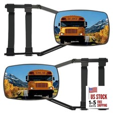 Extend Car Towing Mirror with 360 Degrees Rotation, Anti-Slip Big Flat Mirror