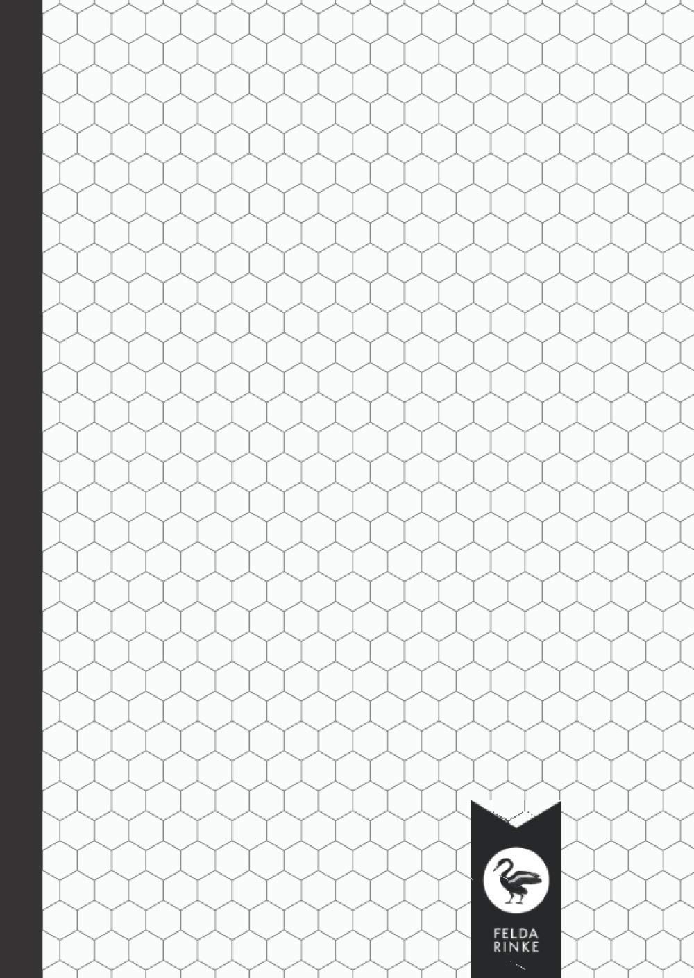 Hexagonal Graph Paper A4: Notebook | Exercise Book with Hexagonal Grid for Easy