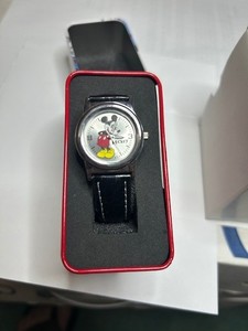 Mickey Mouse Watch in Metal Box
