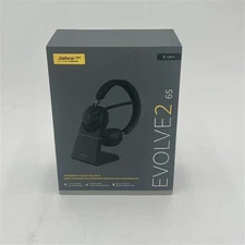 Jabra Evolve2 65 Stereo Wireless Headset (MS Teams, USB-A) with Charging Stand -