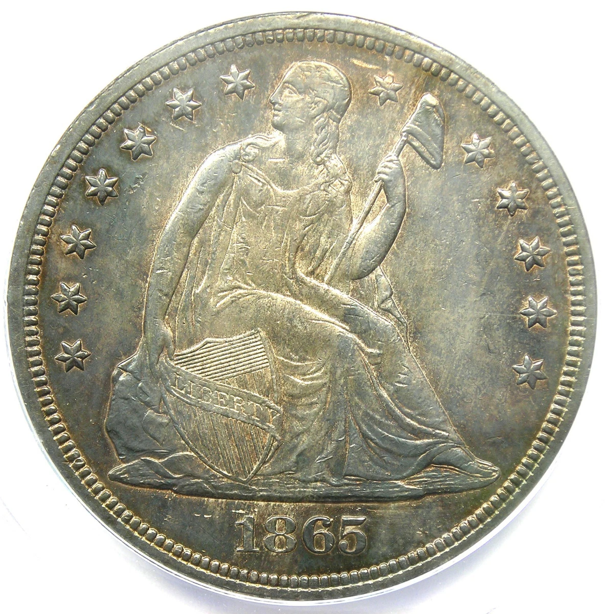 MS 60 Graded Seated Liberty US Dollars (1840-1873) for sale | eBay