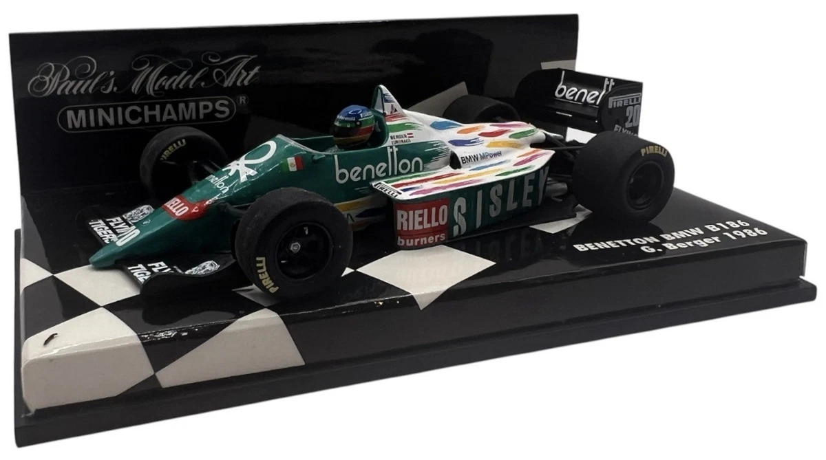 自動車 MINICHAMPS 1/18 Benetton  B186 MINICHAMPS Benetton Diecast Formula 1 Cars for sale | eBay
