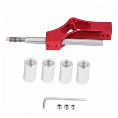  Shift Lever Extension, Car Stainless Steel Adjustable Height Lever Red