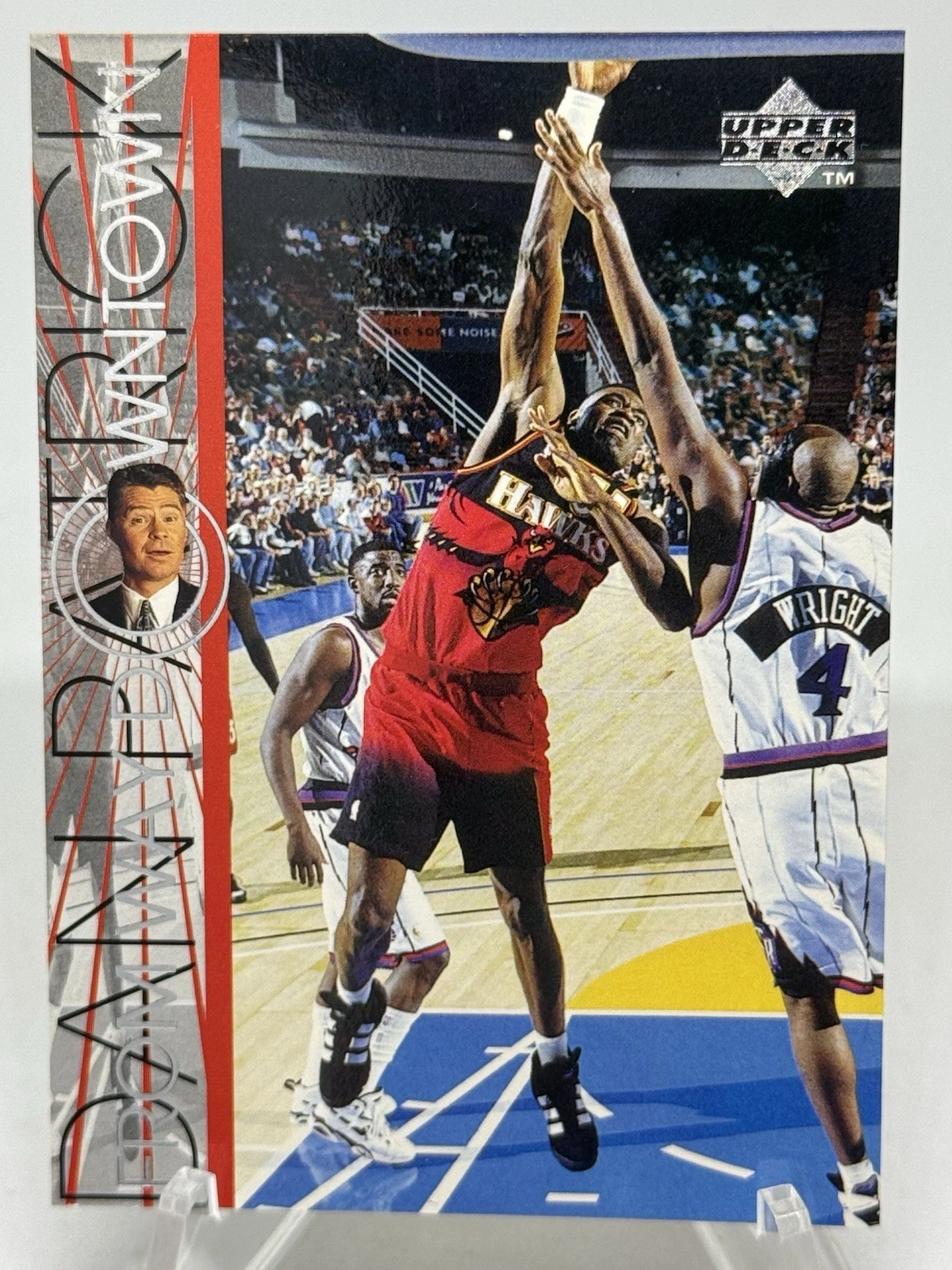 Dikembe Mutombo 1996-97 Upper Deck From Way Downtown #331 Insert Atlanta Hawks