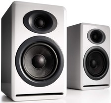 P4 Passive Bookshelf Speakers | Home Stereo High-Performing 2-Way Desktop Spe...