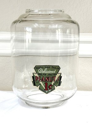 Original Vintage Northwestern 33 Peanut Gumball Machine Replacement Glass Globe