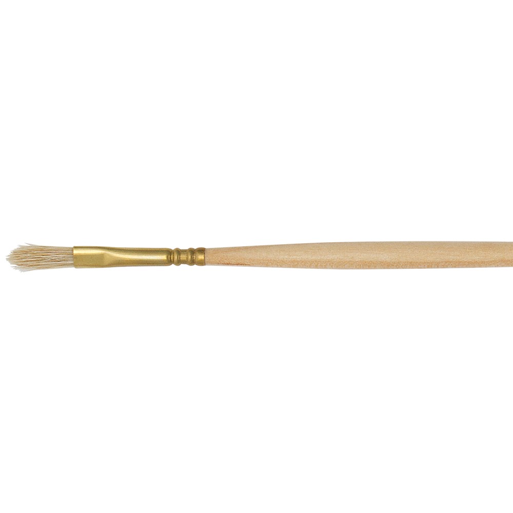 Escoda : Natural : Hog : Series 7040 : Flat Filbert : # 2