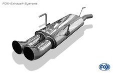  Sportauspuff Opel Astra F Caravan 3-Punkt 2x76 DTM rund scharf