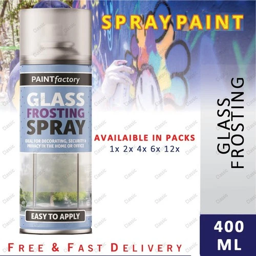 Glass Frosting Spray Aerosol Window Privacy Decorative Frosted 400ml