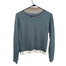 Ugg Women s Size Extra Small Long Sleeve Green Soft Crew Neck Sweatshirt