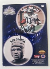 TONY DORSETT NFL Autographed 1994 Staubach Card Dallas Cowboys HOF Auto POG #16