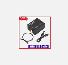 Digital to Analog Audio Converter Digital coaxial Fiber Optic Analog Converter.