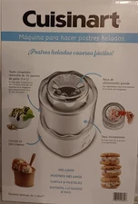 Cuisinart Frozen Dessert Maker, White, NEW In Box,  ICE-20wm1