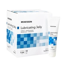 McKesson Lubricating Jelly Sterile 4 oz. Tube 72 per Case 16-8919