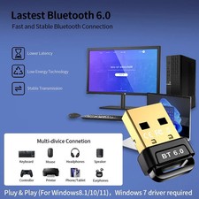 Bluetooth 6.0 Adapter Mini Usb Wireless Music Pc/laptop Driver Plug Play