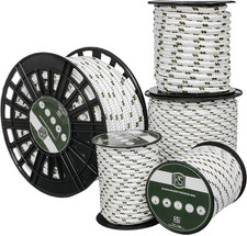 Premium Quality Double Braided Polyester Rope 10 MM 3/8" 100 Ft - Multi Size -