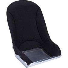 Speedway Bomber Seat Back Covers Black Tweed Cloth Speedway Bomber Seat Back Covers Black Tweed Cloth