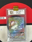 Pokemon Chinese Sun&Moon CSM2.1C-054 Rainbow Rare HR Eevee & Snorlax-GX Grade10