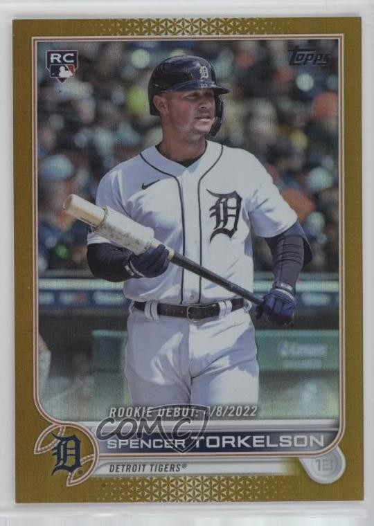 2022 Topps Update Rookie Debut Gold Foil Spencer Torkelson #US79 Rookie RC 04eb