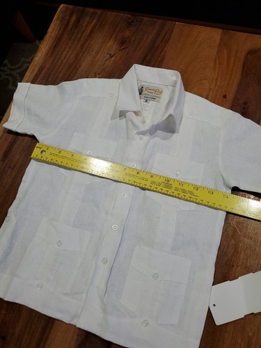 Ramon Puig Guayabera Jungen Kleinkind Größe 6 neu mit Etikett - Bild 8 von 12