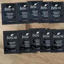 10Pcs x Boscia Revitalizing Black Hydrating Gel Sample 2.5ml ea, Total= 25ML