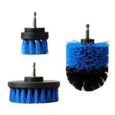 3Pcs/Set Drill Brush Power Scrubber Cleaning f/ Car Carpet Wall Tile Tub Cleaner