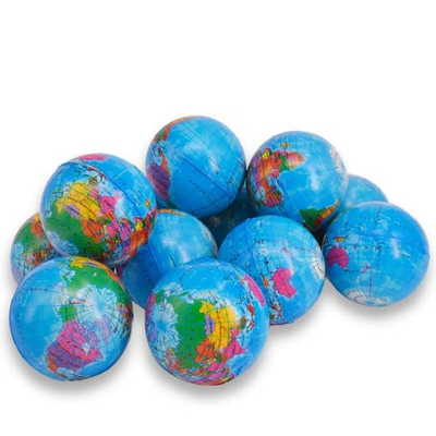 #ad #ad 24 Pack Squeezable World Stress Balls for Kids Mini Earth Ball Pressure Rel... $20.53