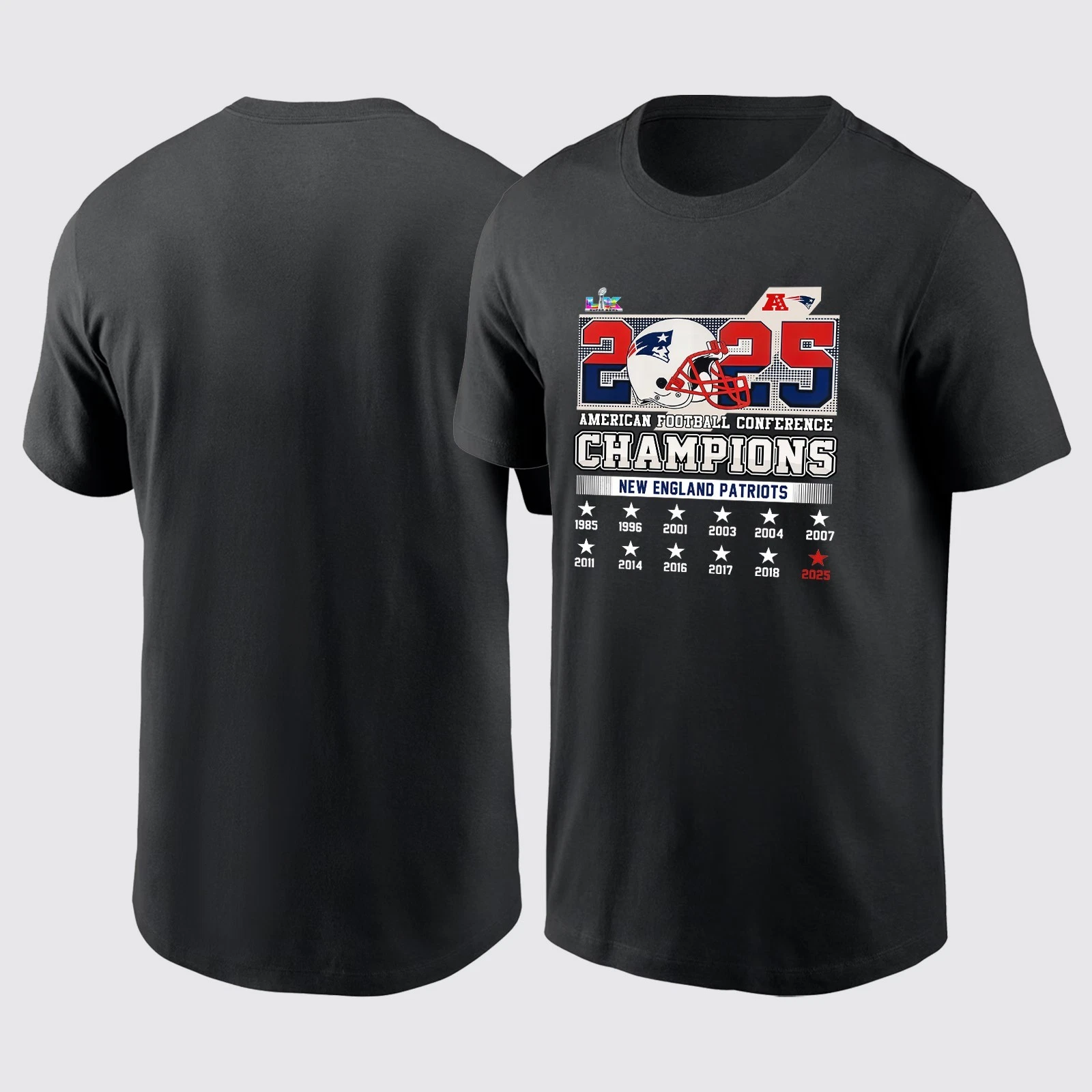 New England Patriots AFC Champions 2025 TShirt