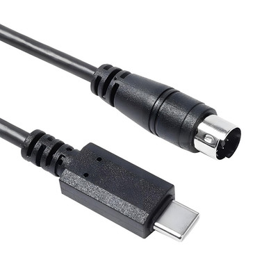 USB-C to Mini-Din 7 Pin Male Cable for IK Multimedia Irig Series, Compatible wit