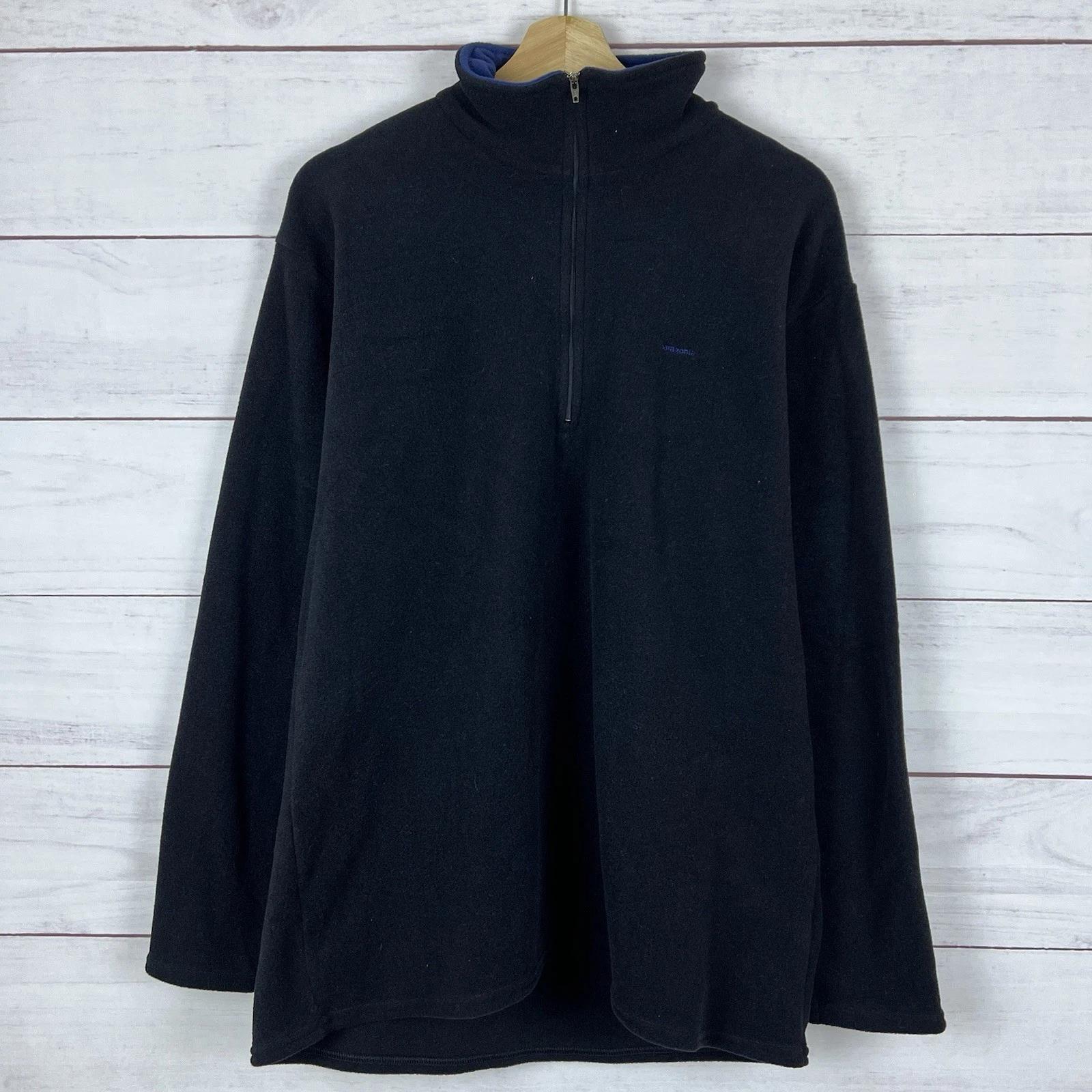 VTG 90s PATAGONIA CAPILENE Mens 2 Piece Fleece Set Sz L Black Pants XL