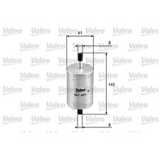 Kraftstofffilter für Nissan Kubistar X76 Navara D40 Pathfinder 3 R51 | 582848