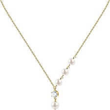Collana donna gioielli Morellato linea Perla SXU56 argento 925 % zirconi e perle