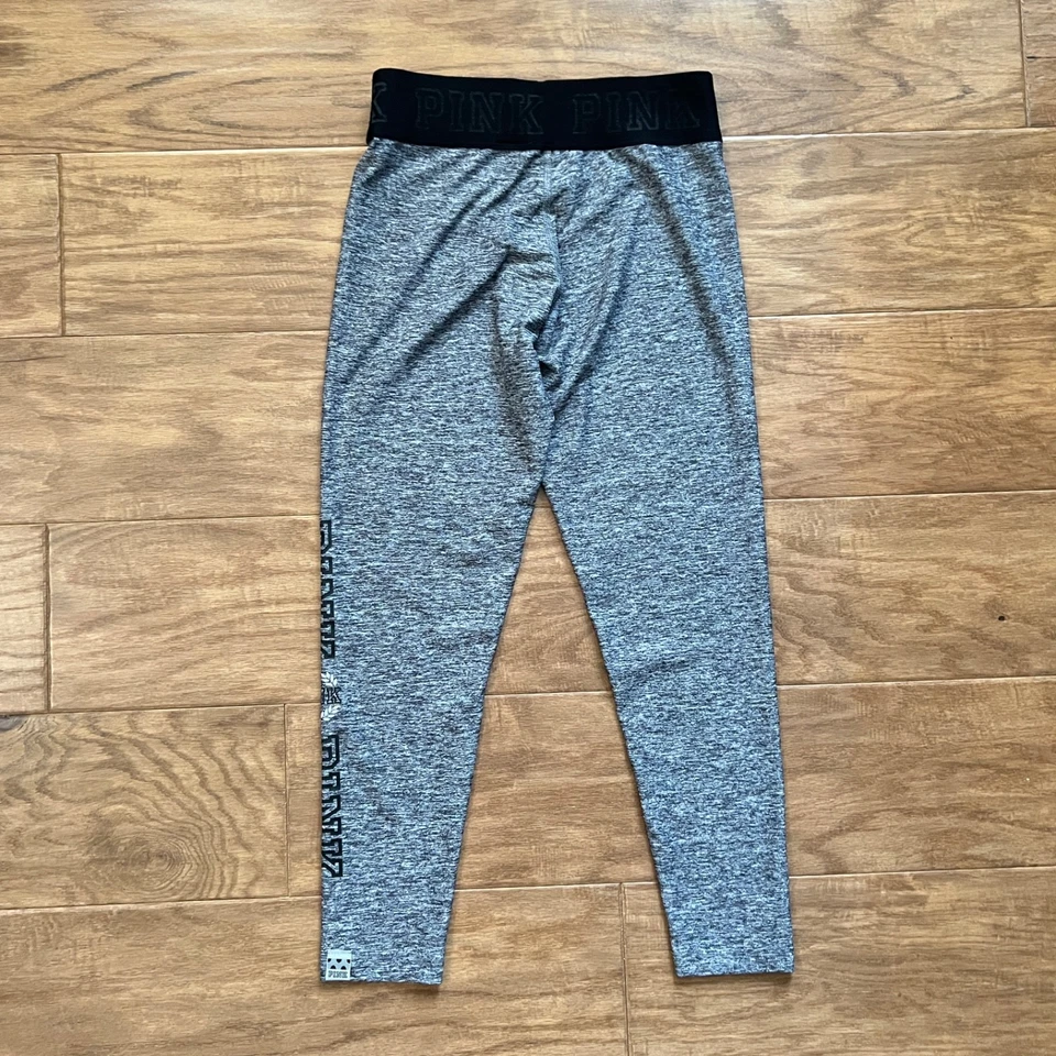 ROSA Ultimate Victoria's Secret Leggings Capris Talla S Gris/Negro Foto 2 de 4