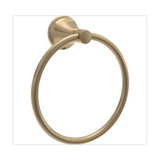 Delta Lahara Wall Mount Round Closed Towel Ring in Champagne Bronze