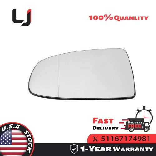 Heated Mirror Glass 51167174981 Anti Frost Driver Side	Fit For BMW X5 X6 E70/71