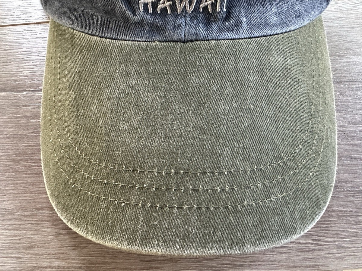 Vintage 90s Ouray Maui Hawaii Surfboards Washed Out Beach Island Hat Cap View 3