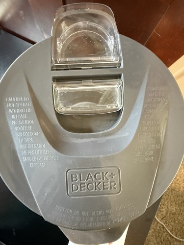 Black+Decker Powercrush Blender 6 Cup Glass Pitcher Lid Booklet BL1300G-P Works - Picture 6 of 20