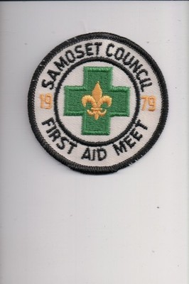1979 Samoset Council First Aid Meet patch