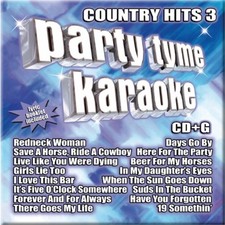 Party Tyme Karaoke: Country Hits 3