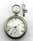 American Waltham PS Bartlett Antique Mchncl Pocket Watch  11J  18s 536700 WORKS!