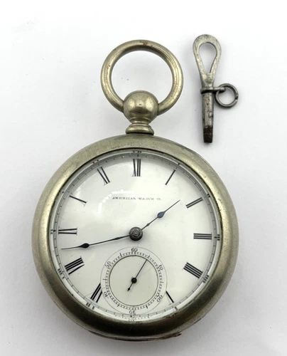 American Waltham PS Bartlett Antique Mchncl Pocket Watch  11J  18s 536700 WORKS!