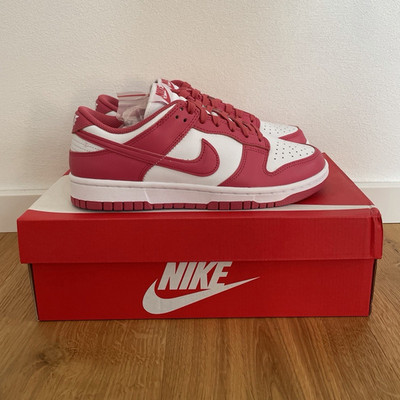 Nike Dunk Low Sneaker Weiß/Rosa Pink Low Top EU 39 DD1503-111