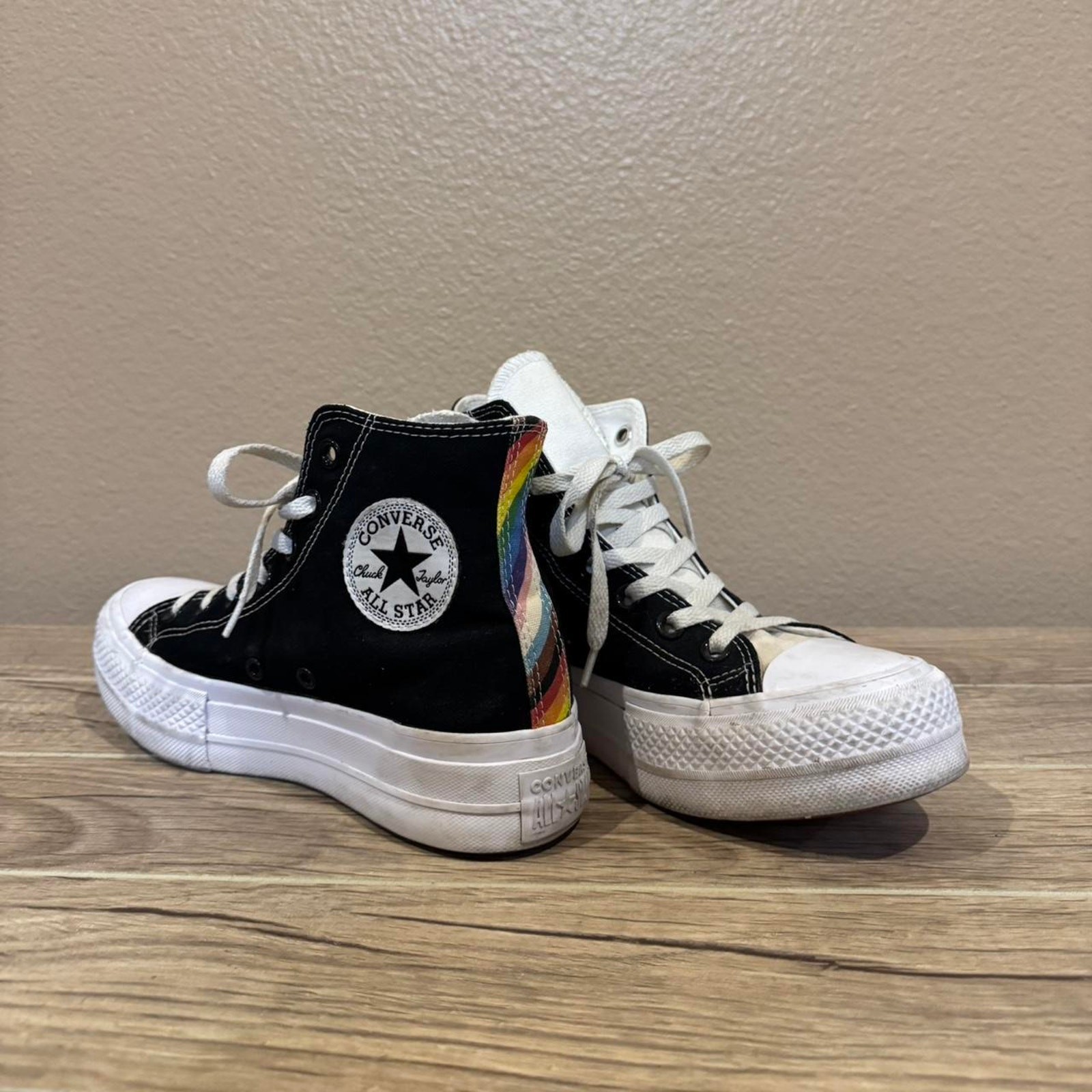 Custom pride platform converse chuck - image 1