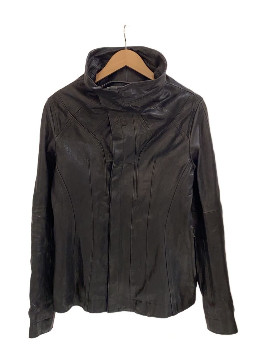 Julius Goth-Ik/2010-11 A/W Collection/Cowl Neck Riders Jacket/1/Sheep Leather/Bl